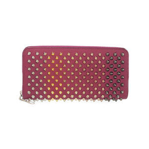 Christian Louboutin Panettone Studded Zip Around Long Wallet